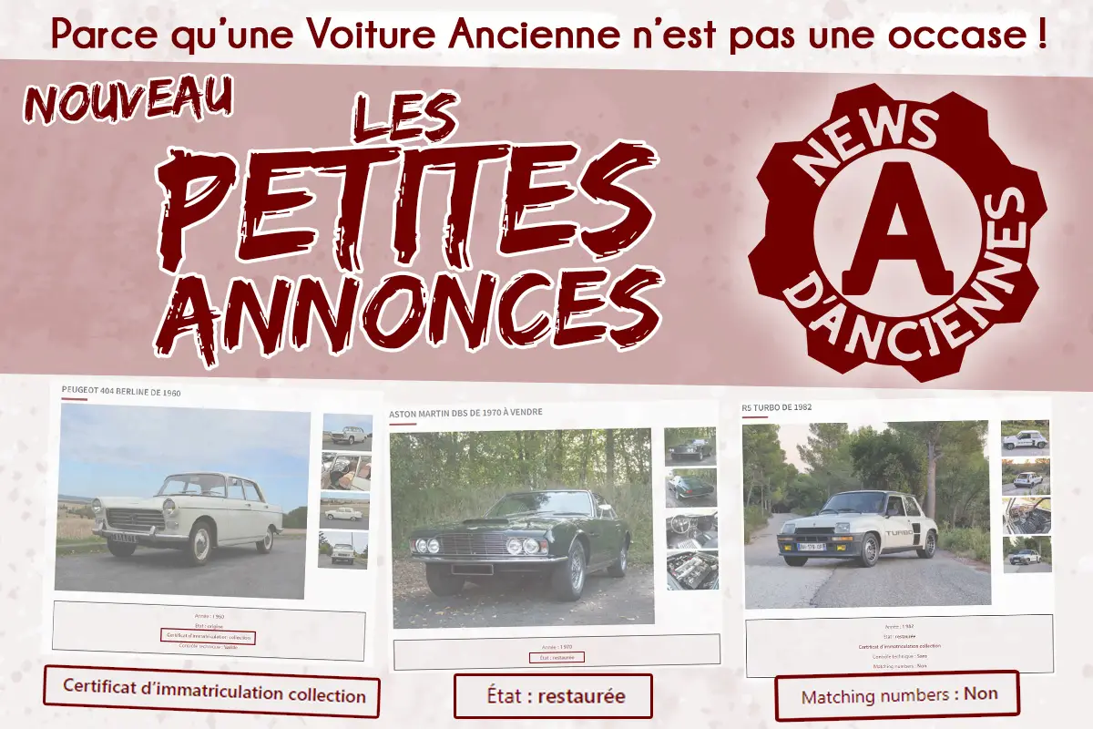 Les Petites Annonces débarquent sur News d’Anciennes !