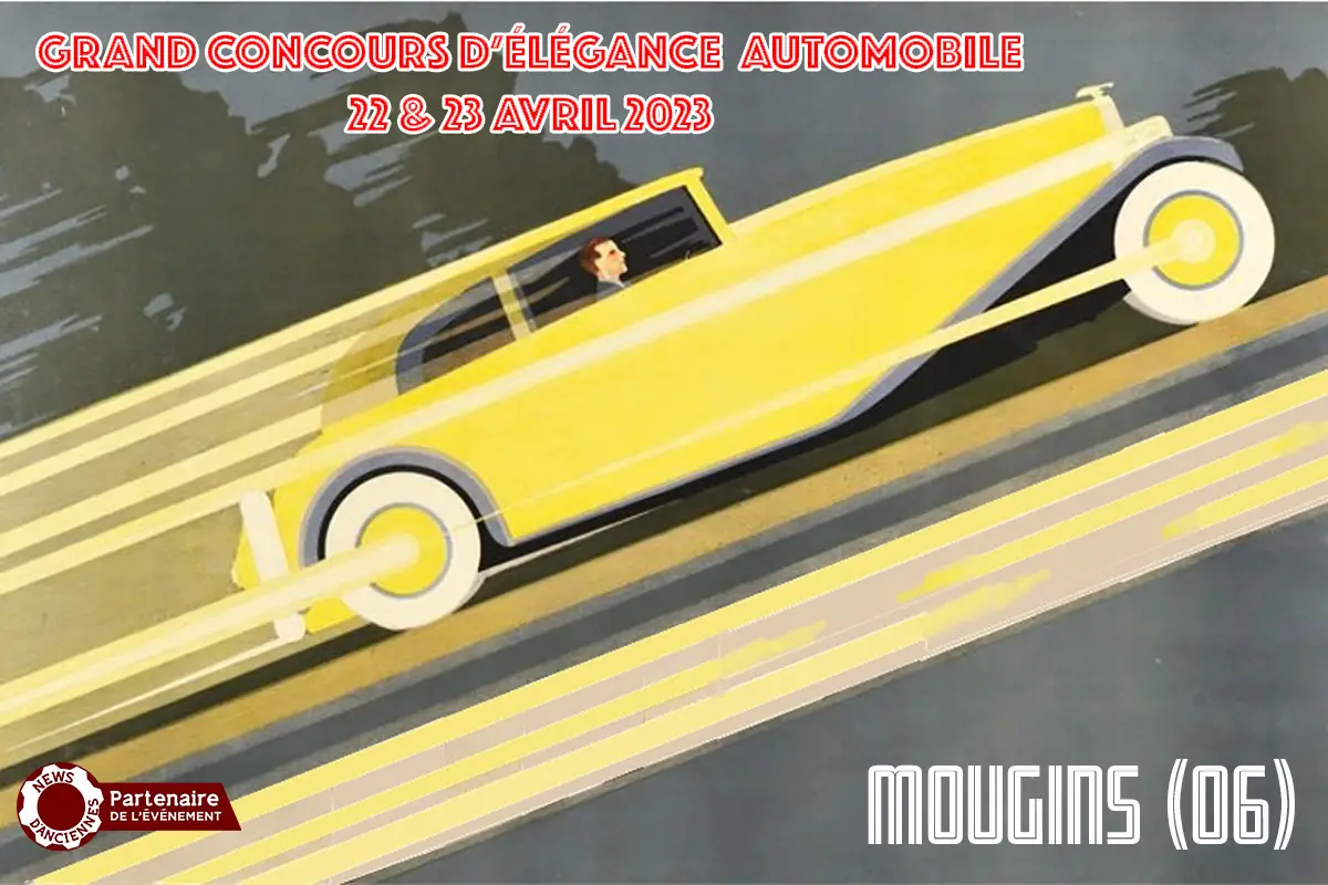 Concours d’Élégance de Mougins, les belles autos se préparent pour une bonne cause
