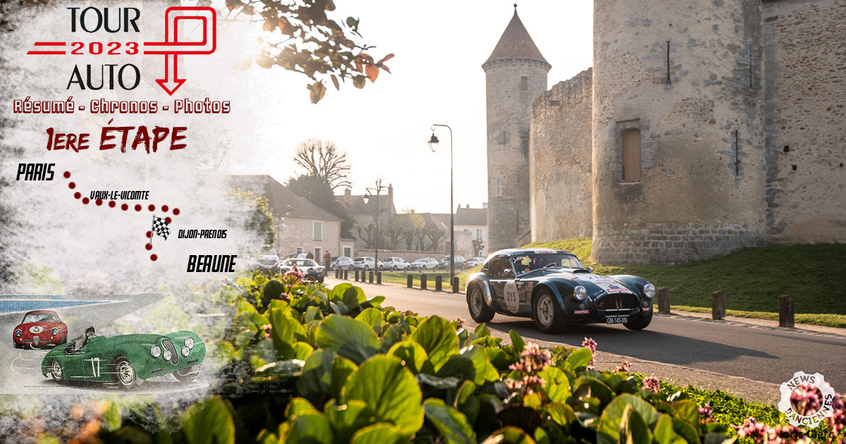 Tour Auto 2023 : les résultats de la 1ere étape, Paris – Beaune