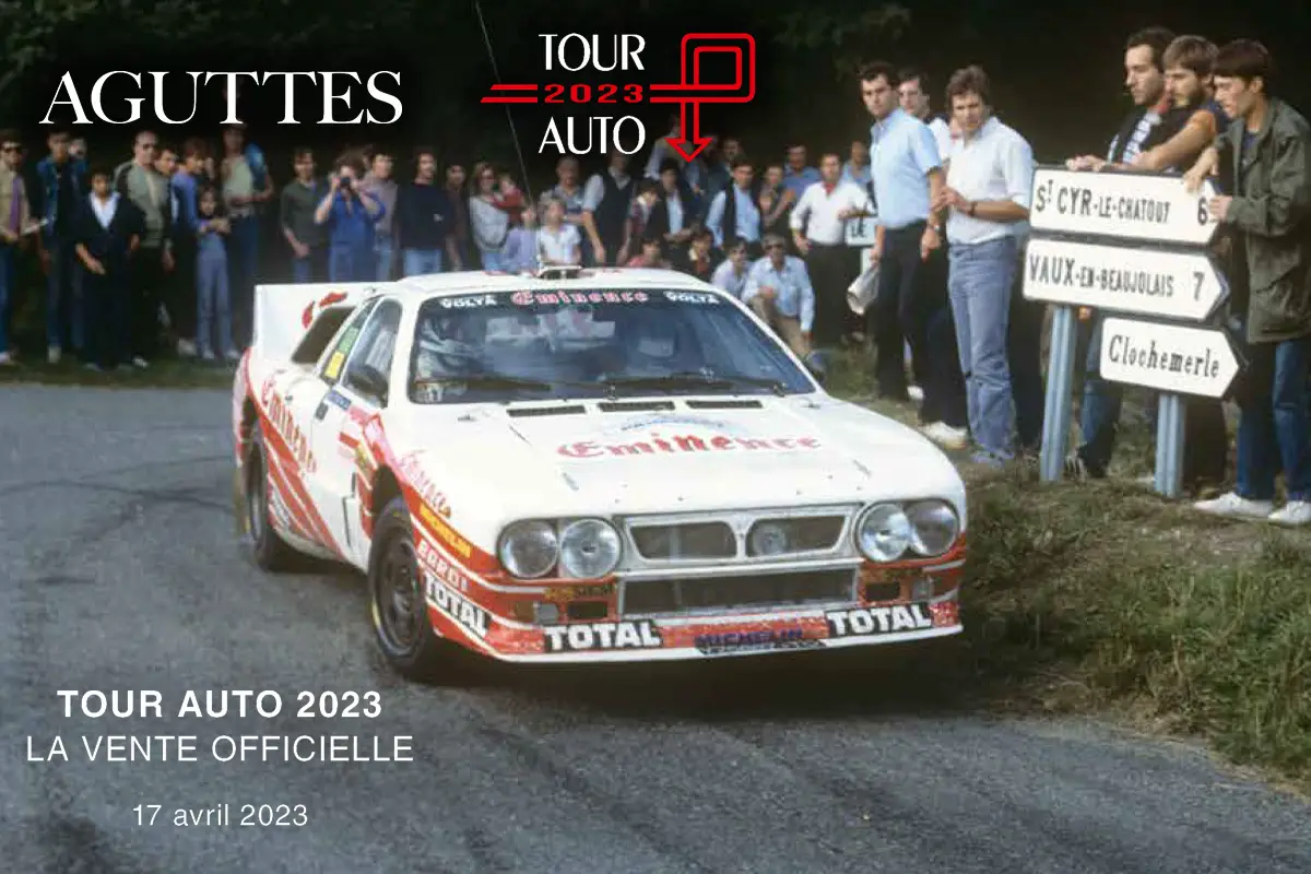 Vente Aguttes du Tour Auto 2023, un catalogue dans le ton
