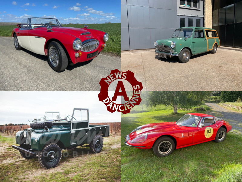 4 petites annonces de voitures anciennes, pour filer à l’anglaise