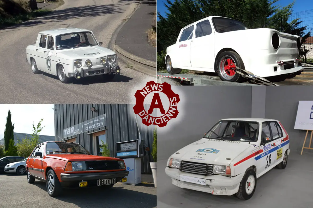 4 petites annonces de voitures anciennes, spécial bombinettes