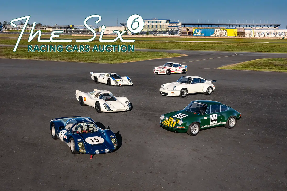 The Six par Balsan : 6 Porsche de course aux enchères à la fin Juin