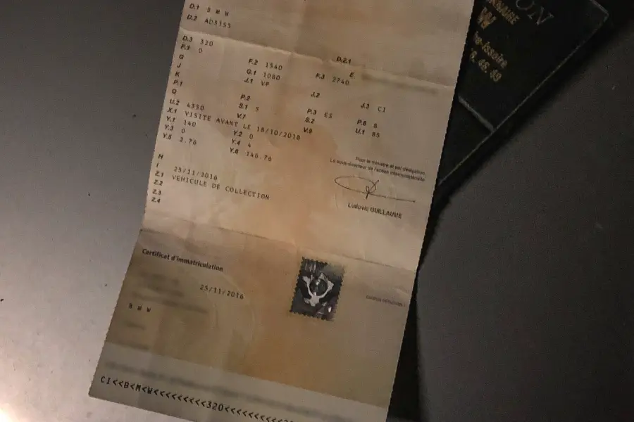 Le Certificat d’Immatriculation, un coût variable