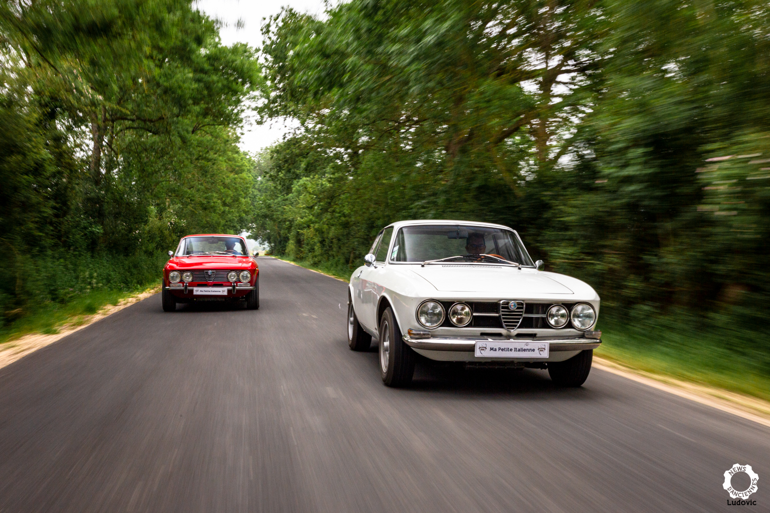 1750 GT Veloce vs GT 1600 Junior, au volant de deux Alfa Romeo Coupé Bertone