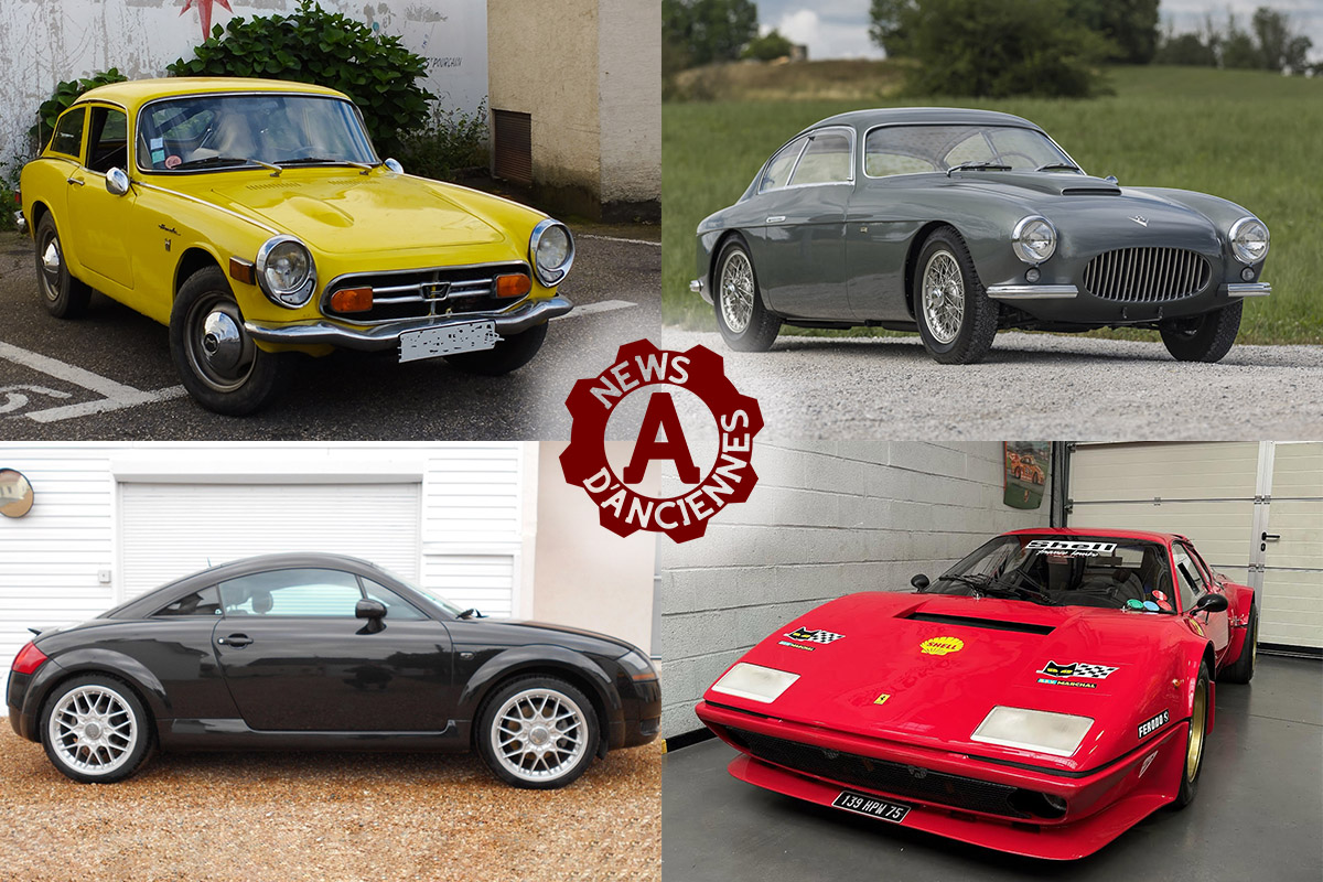4 petites annonces de voitures anciennes à ne pas rater cette semaine, 100% coupés !