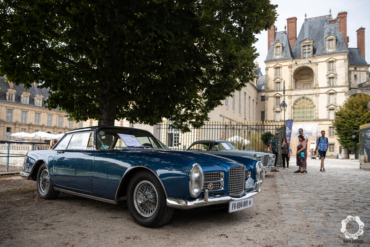 Journées du Patrimoine : les Facel Vega étaient au château de Fontainebleau