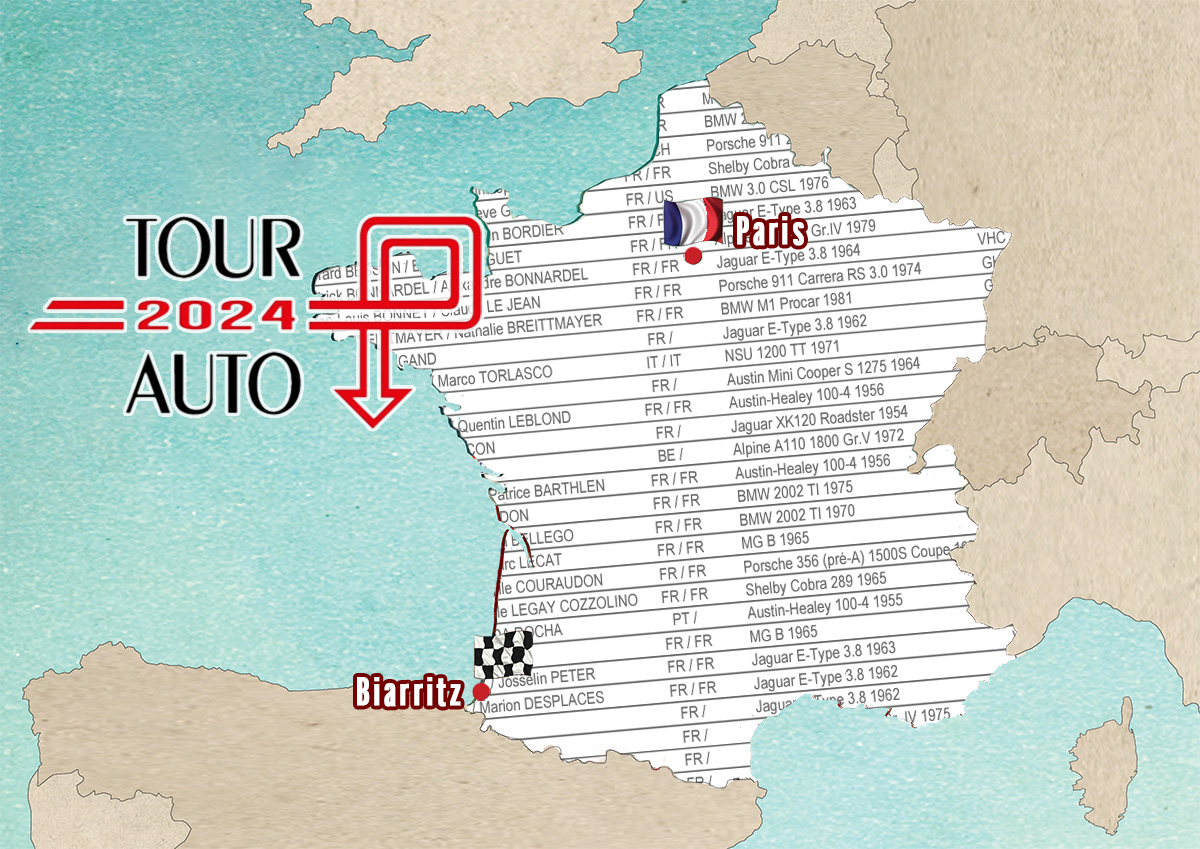 Tour Auto 2024 : la première liste des engagés