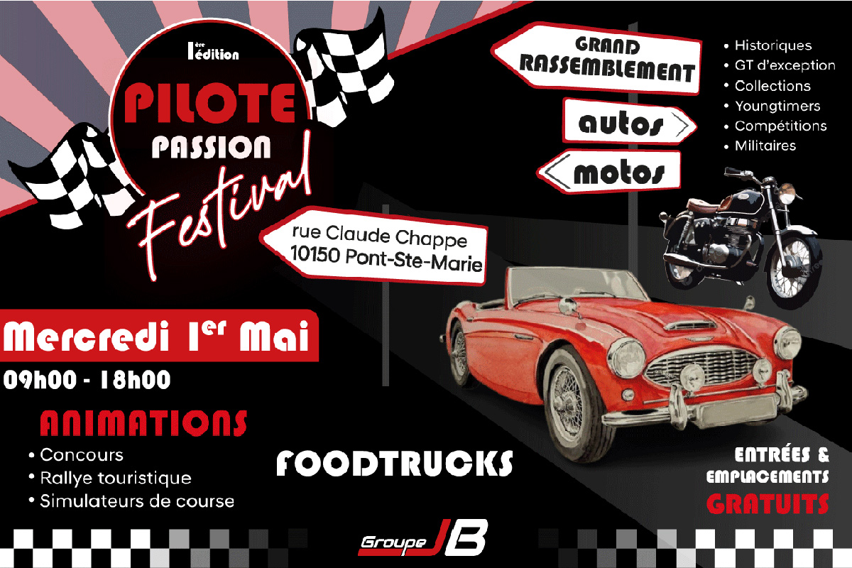 Pilote Passion Festival : un nouvel événement troyen le 1er Mai