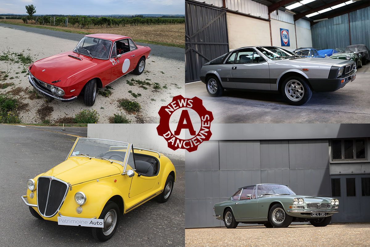 4 petites annonces de voitures anciennes spécial italiennes