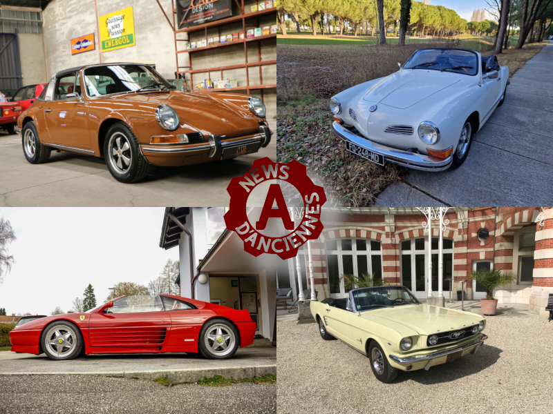 4 petites annonces de voitures anciennes, pour prendre l’air
