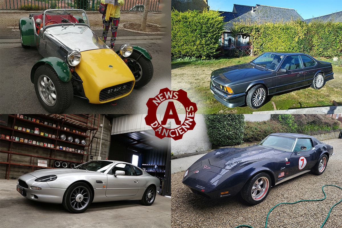 4 petites annonces de voitures anciennes 100% sport !