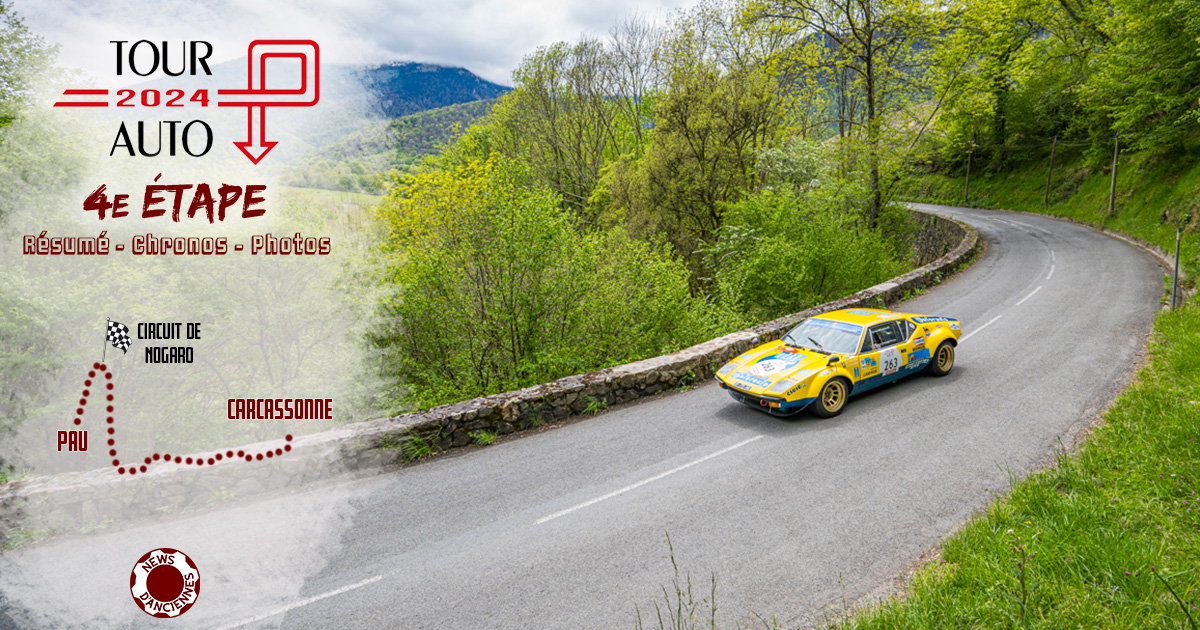 Tour Auto 2024 : les résultats de la 4e étape, Carcassonne – Pau