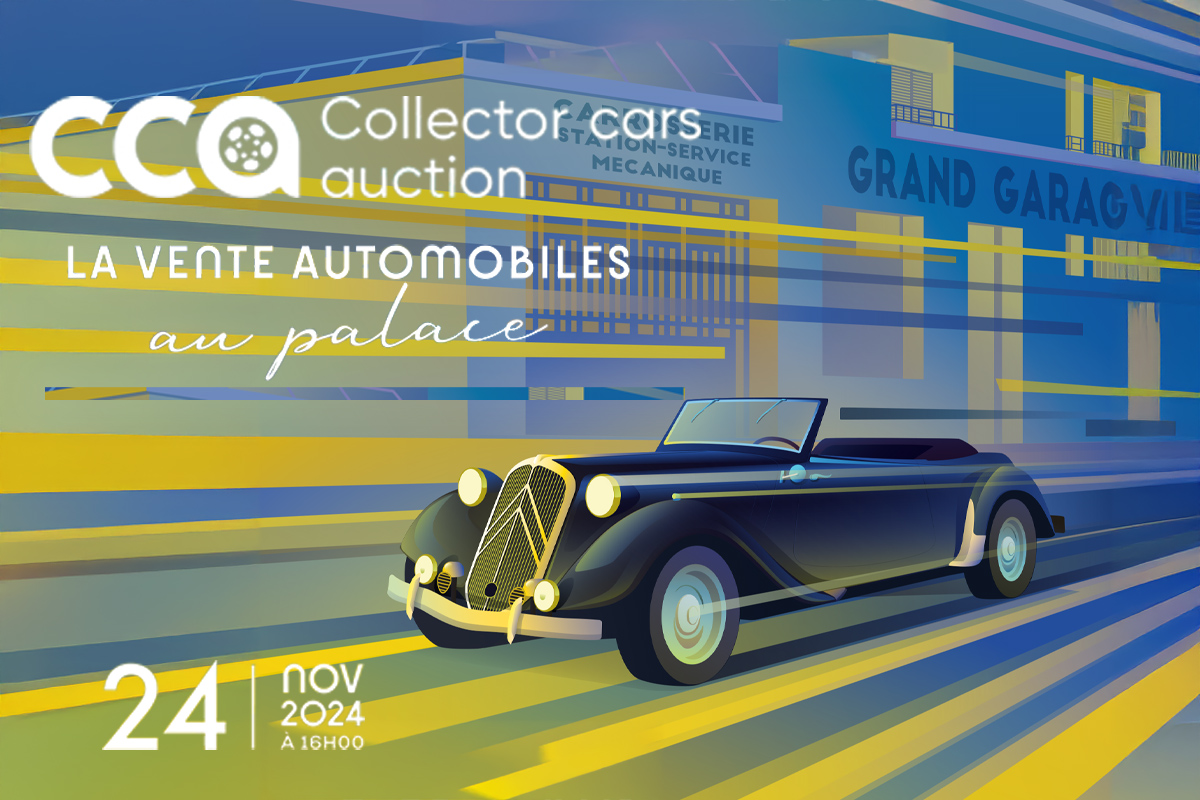 Belles mécaniques et cheveux au vent pour la vente Automobiles au Palace de Collector Cars Auction