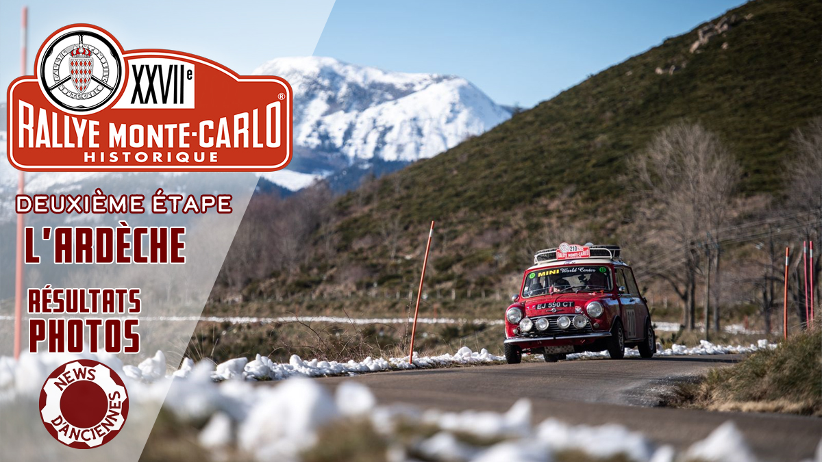 Rallye Monte-Carlo Historique 2025, les résultats de la deuxième journée