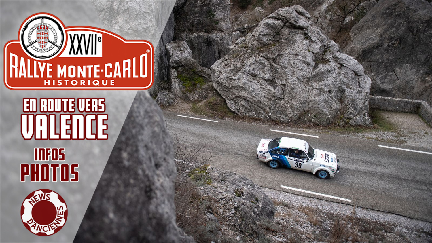 Le Rallye Monte-Carlo Historique 2025 en direction de Valence