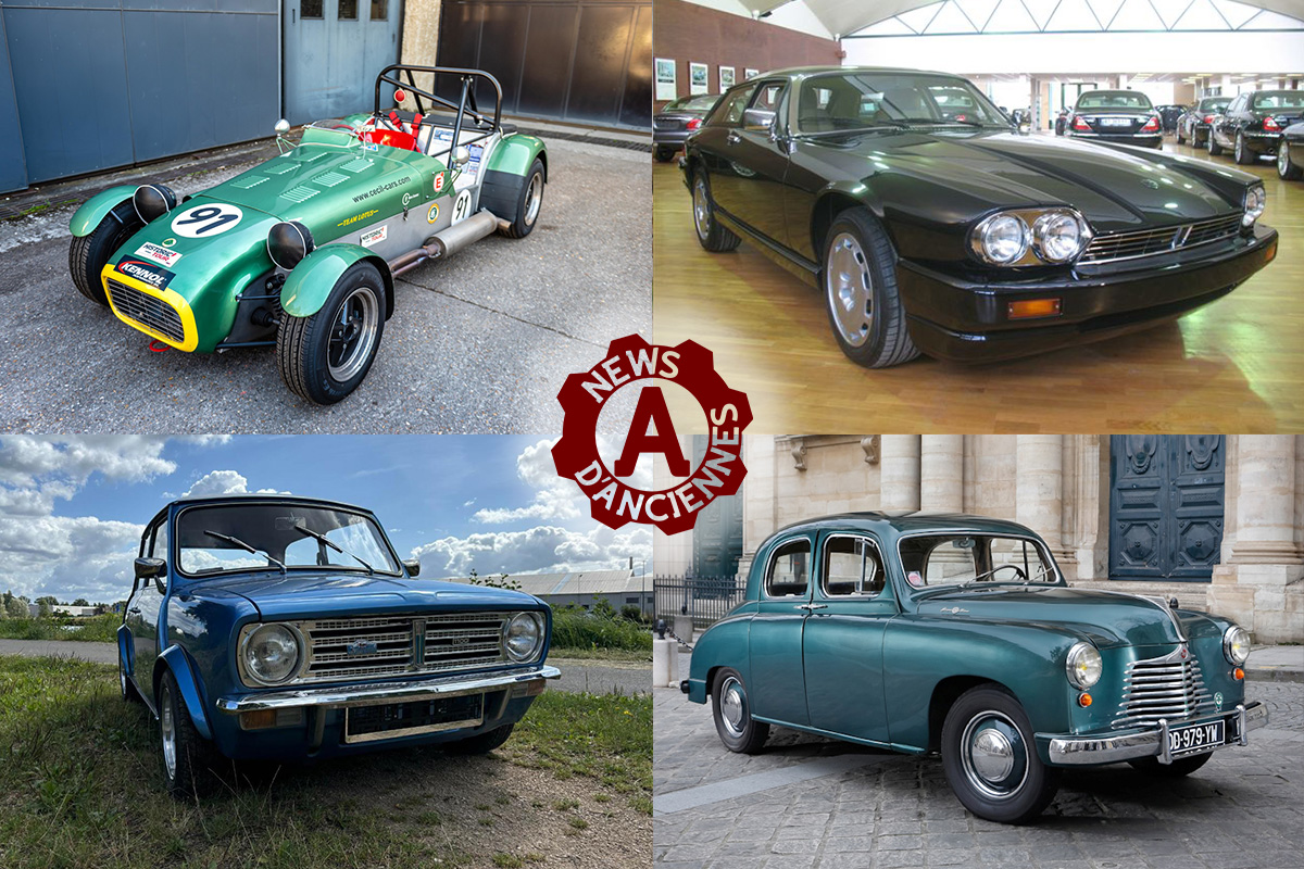 4 petites annonces de voitures anciennes, 100% british