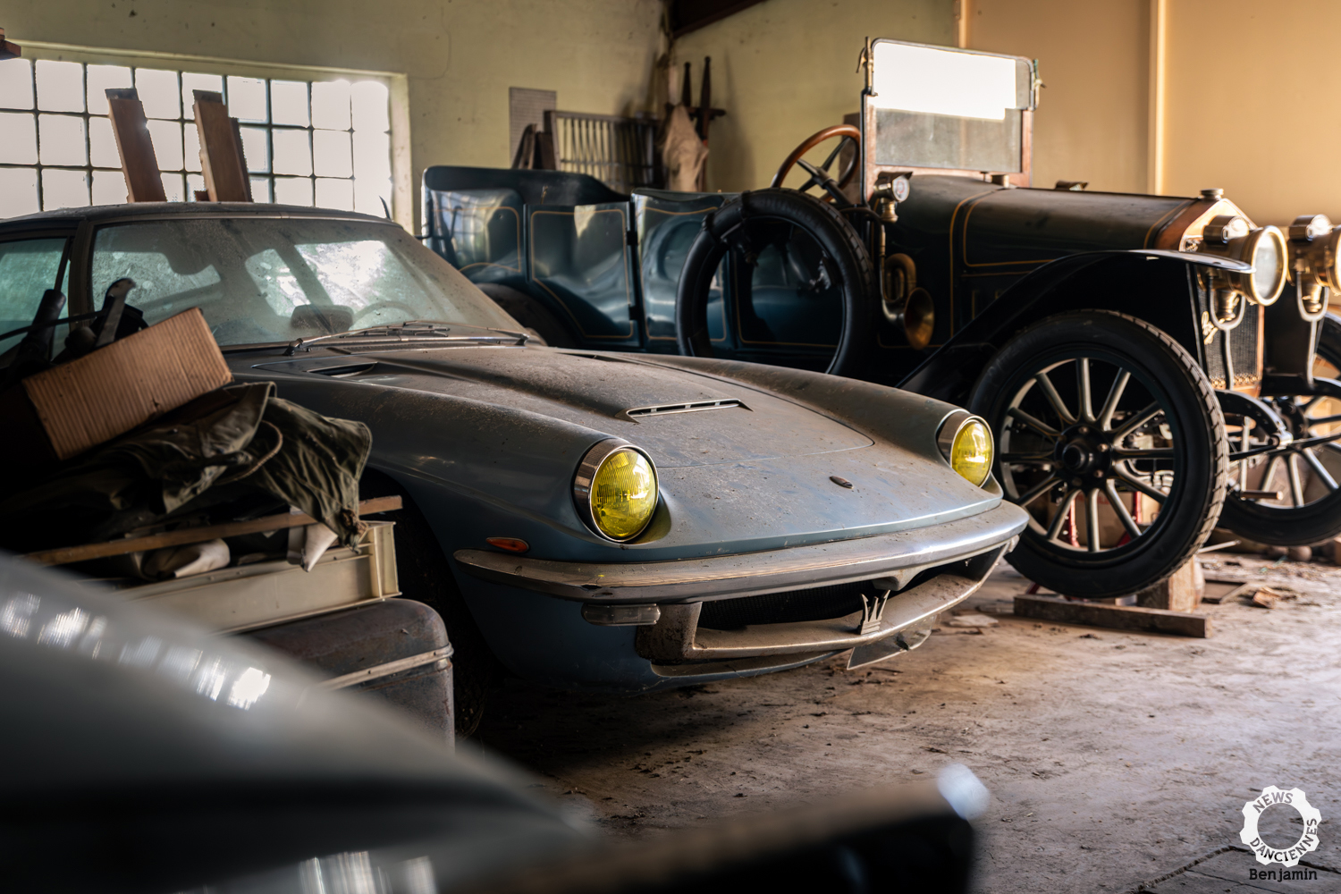 Sortie de Grange : Maserati Mistral, Mercedes 300 Adenauer ou Sizaire et Naudin bientôt sous le marteau