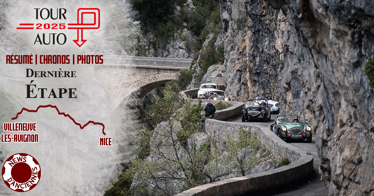 Tour Auto 2025 : résultats finaux et photos, étape Villeneuve-lès-Avignon – Nice