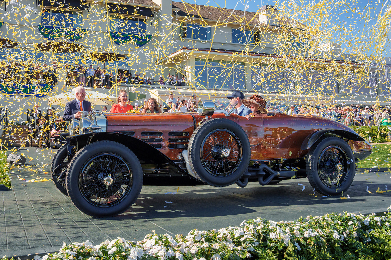 L’Hispano-Suiza H6C Nieuport-Astra Torpédo ex-André Dubonnet remporte le concours de Pebble Beach