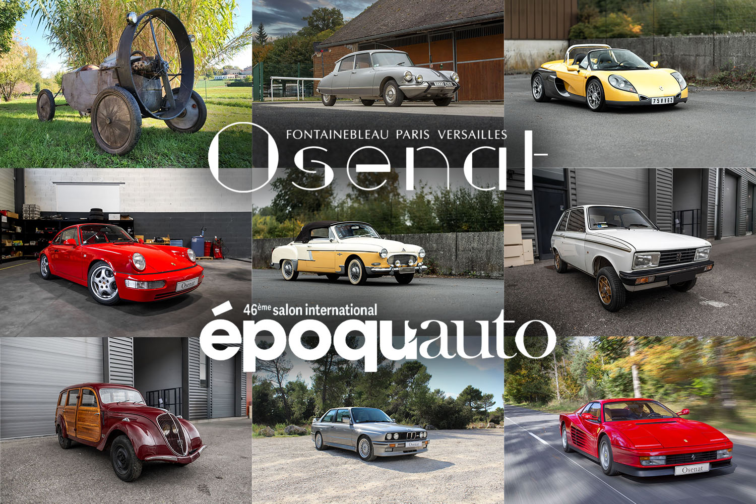 Ventes Osenat à Epoqu’Auto 2025 : grosse variété dans les catalogues