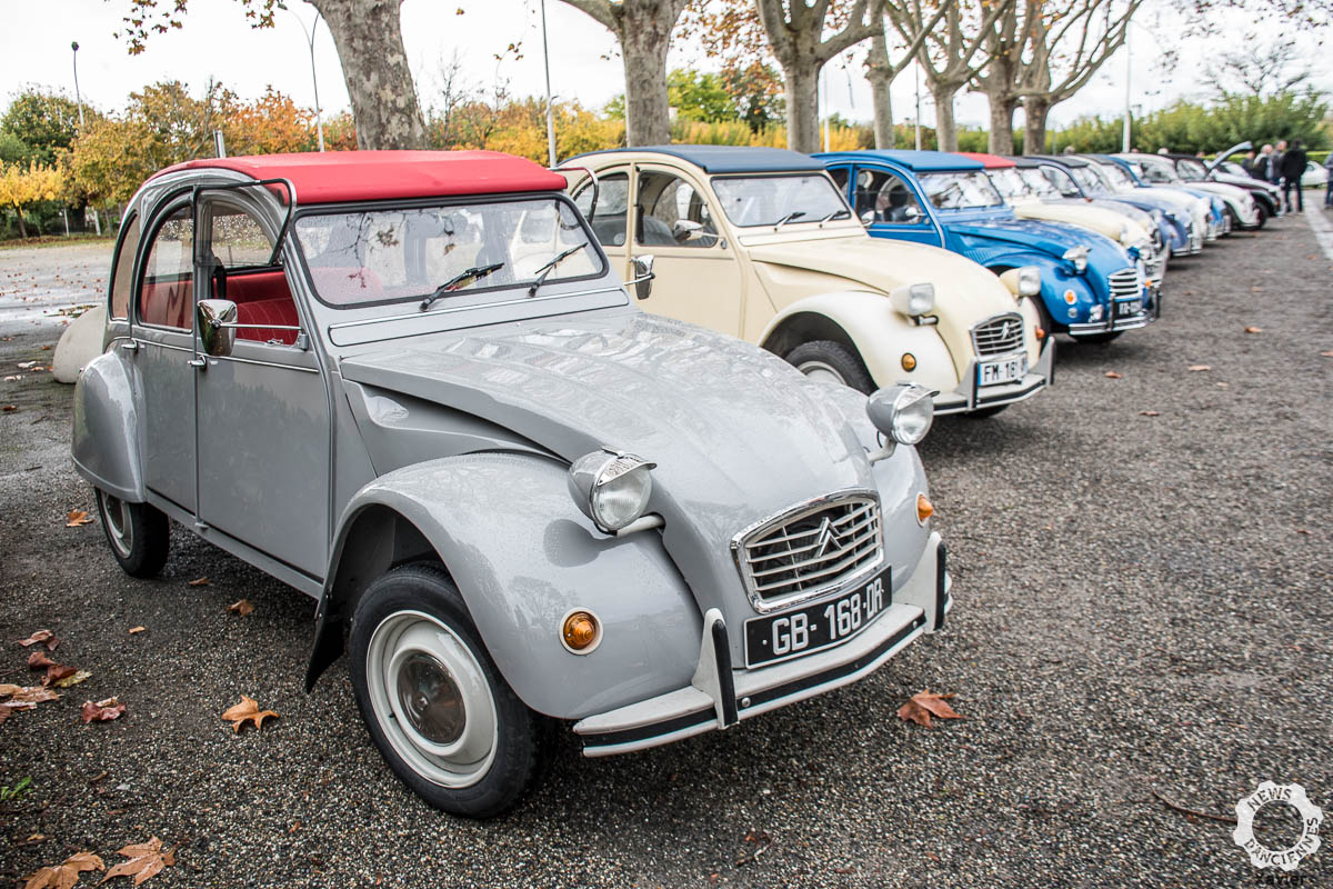 Le rassemblement de Labège (31) a mis les 2CV à l’honneur