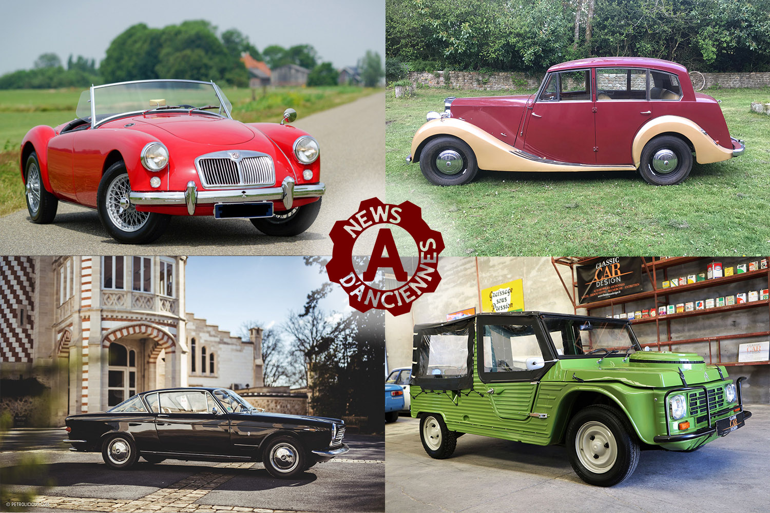 4 petites annonces de voitures anciennes classiques… ou pas !