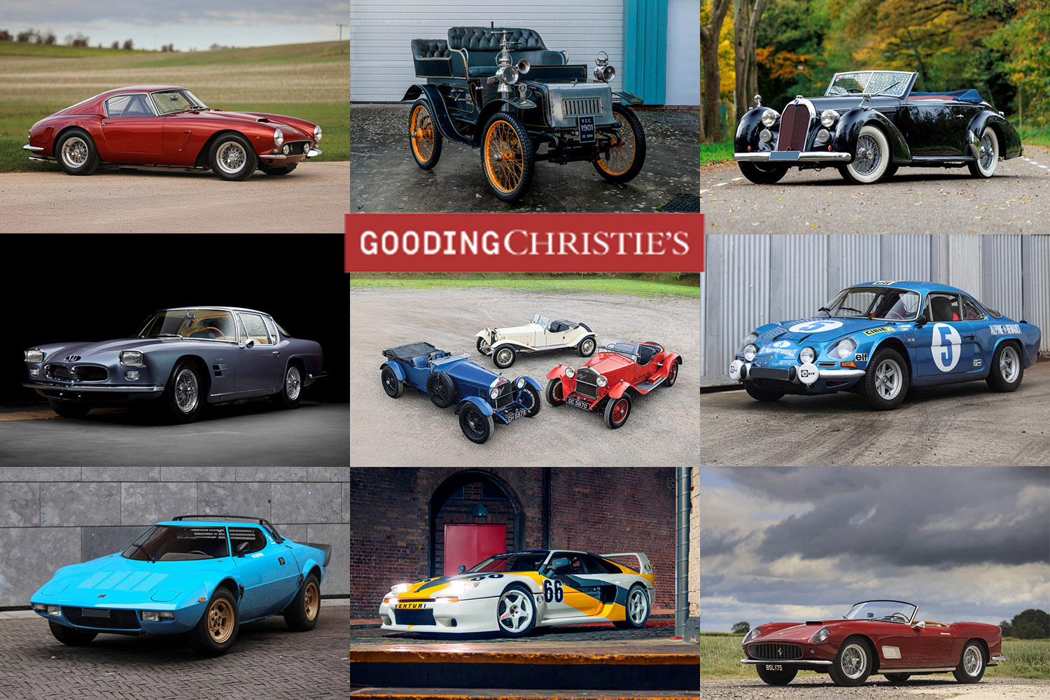 Catalogue relevé pour la vente Gooding Christie’s de Rétromobile 2026