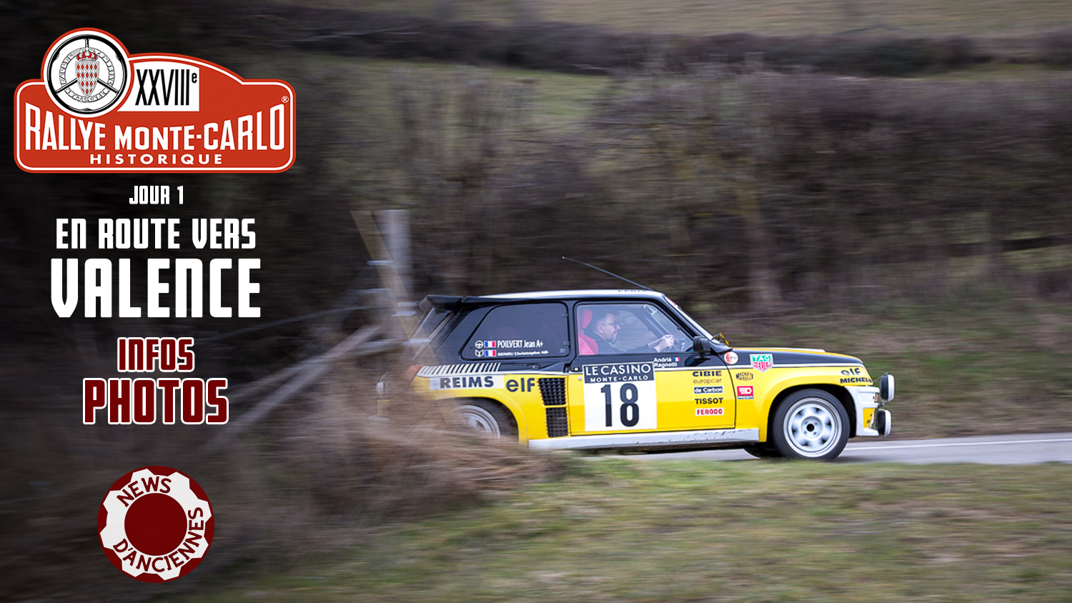 Rallye Monte-Carlo Historique 2026 : les concurrents sont arrivés à Valence