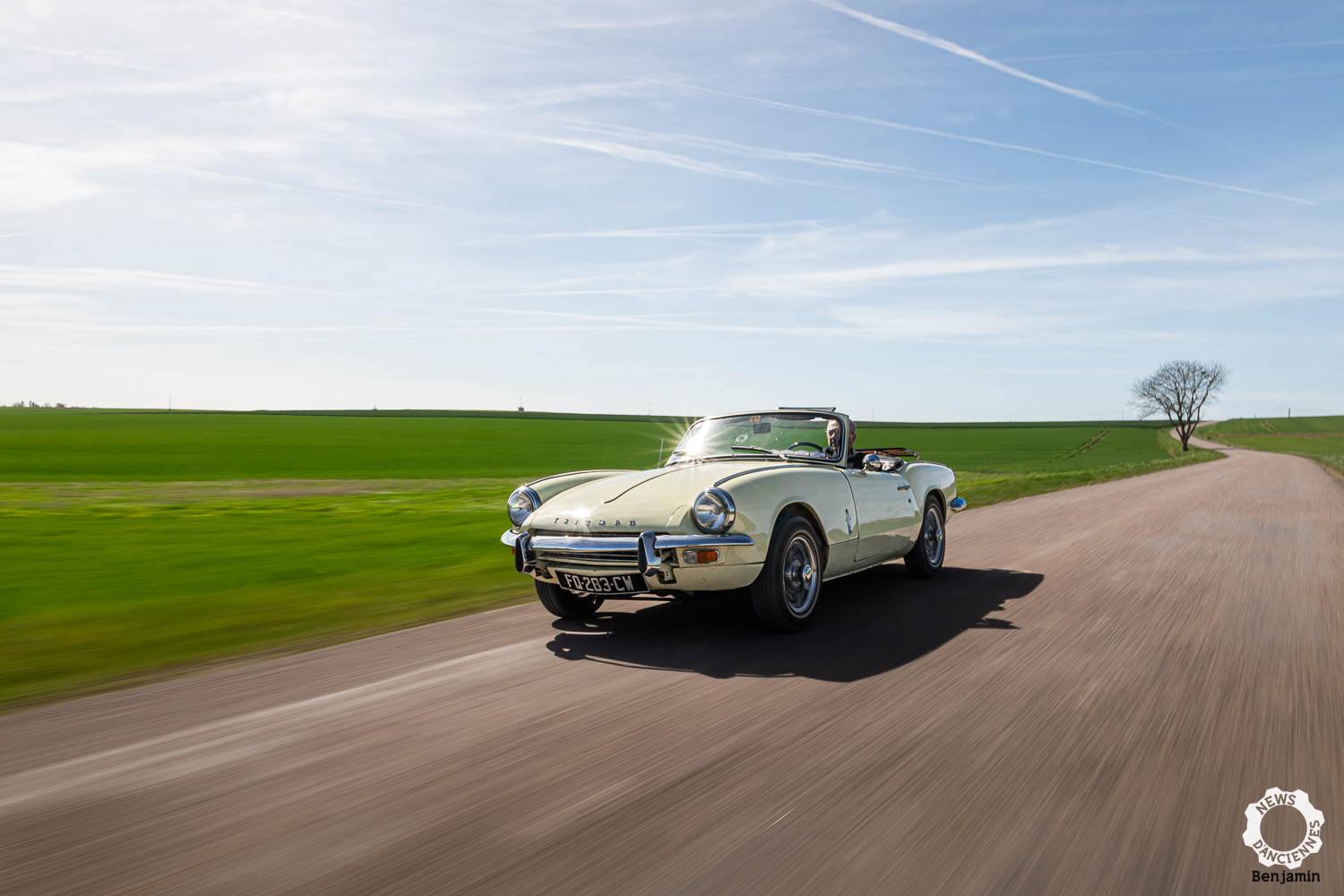 Essai d’une Triumph Spitfire, une ligne, des cheveux au vent, et du sport ?