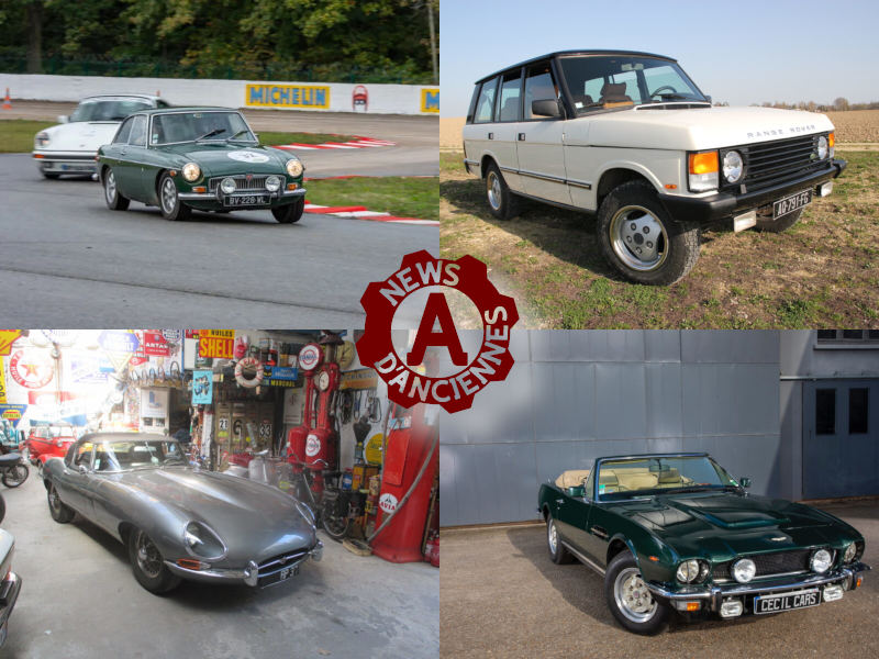 4 petites annonces de voitures anciennes So British !