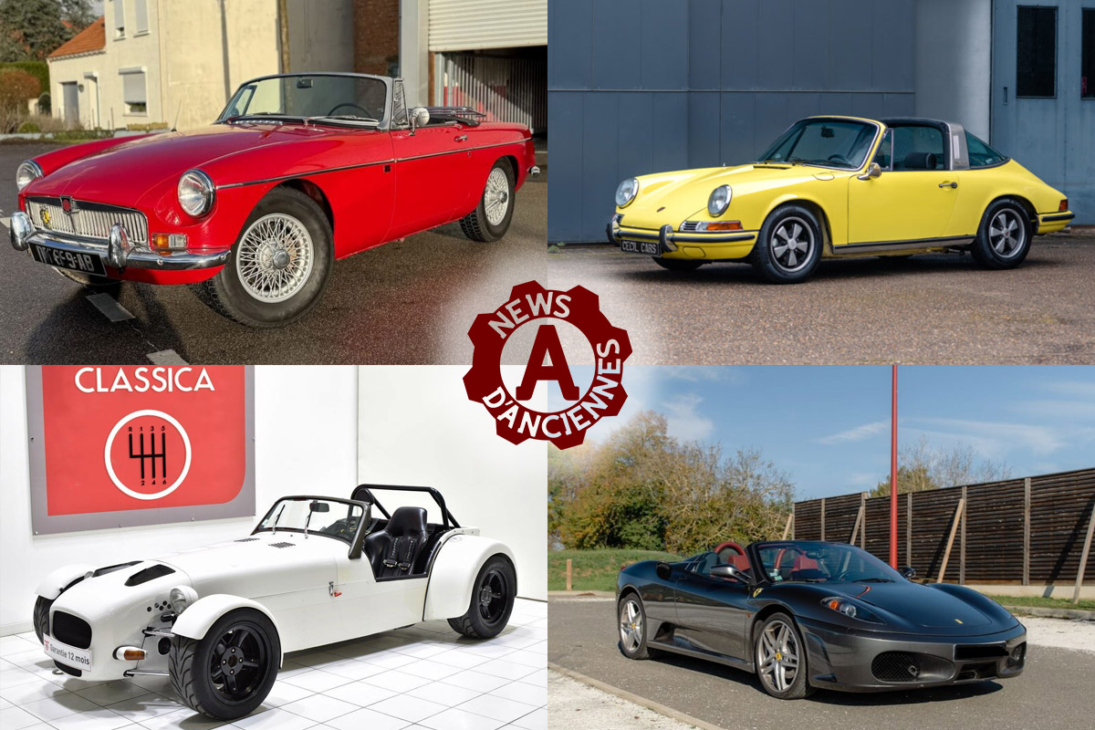 4 petites annonces de voitures anciennes pour l’été